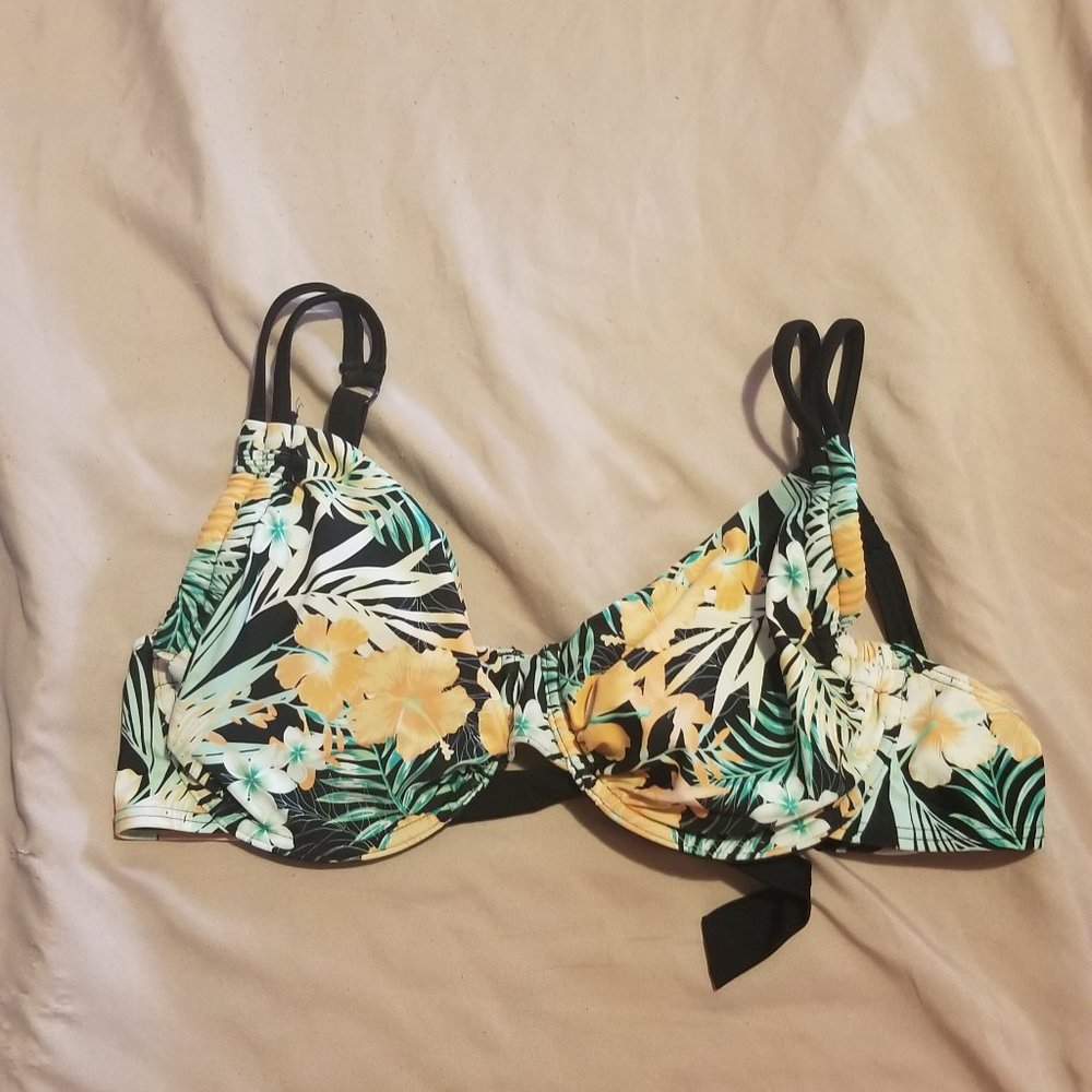 34DDD tropical bikini top